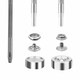 12mm/15mm Press Studs with Hole Punch and Fixing Hand Tool Set - Large (Pack of 200)